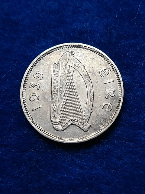 1939 6 Pence Ireland Coin