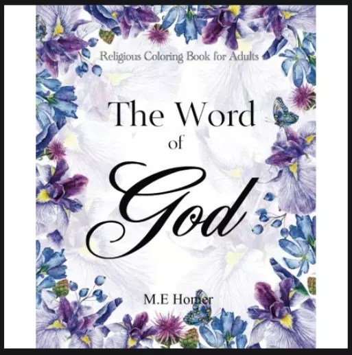 The Word of God: Religious Colouring Book for Adults