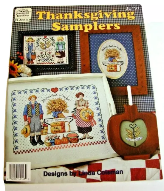 Jeremiah Junction Thanksgiving Samplers - Cross Stitch Pattern Leaflet JL191