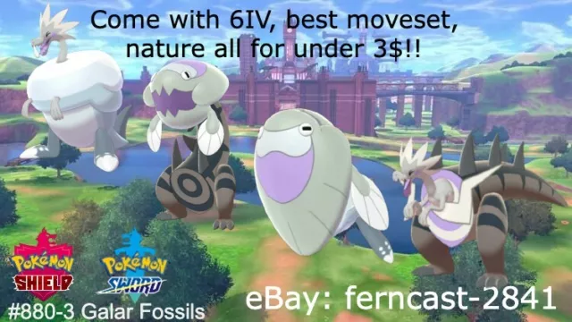 6IV ALL SHINY (+ REGS) ULTRA BEASTS BATTLE READY EV'D Pokemon Sword Shield  HOME