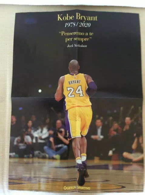 Pallacanestro Basket Nba Kobe Bryant Poster Guerin Sportivo Jack Nicholson