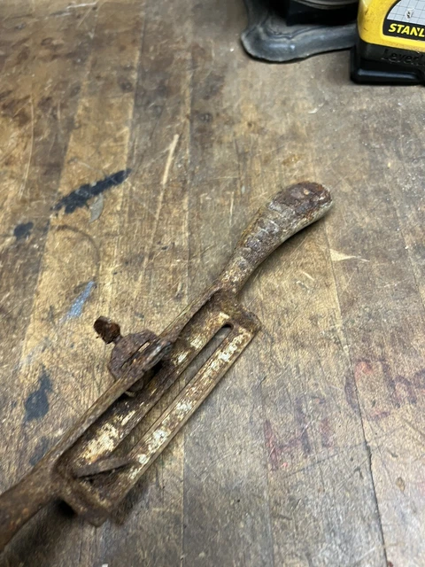Vintage Rare Old Used Original Stanley No. 66 Hand Plane Spoke Shave Tool USA 3
