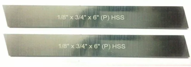 Juego de 3 brocas HSS para hojas de corte o tronzado de 1/8"x 3/4" (ancho)...