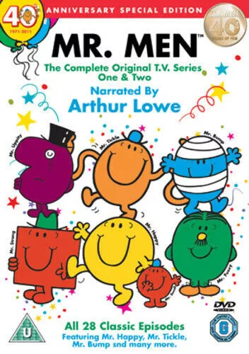 MR. MEN THE Complete Classic Collection (2003) Roger Hargreaves DVD ...