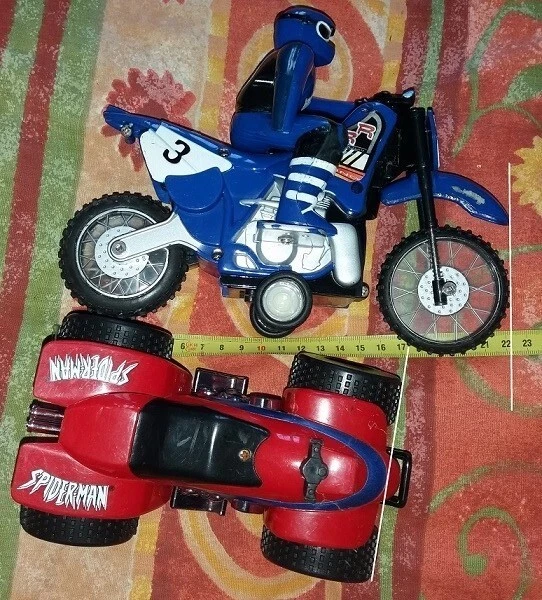 Ancien Jouet Moto Cross Magnétique Assemblo – Vintage, Collection