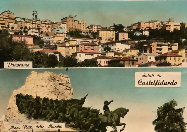 Castelfidardo (Ancona) cartolina viaggiata 1965