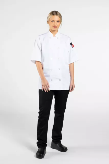 Uncommon Chef Unisex South Beach Chef Coat #0415 XS-XL