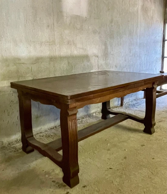 Table de salle à manger extensible 140 cm orme Jessica