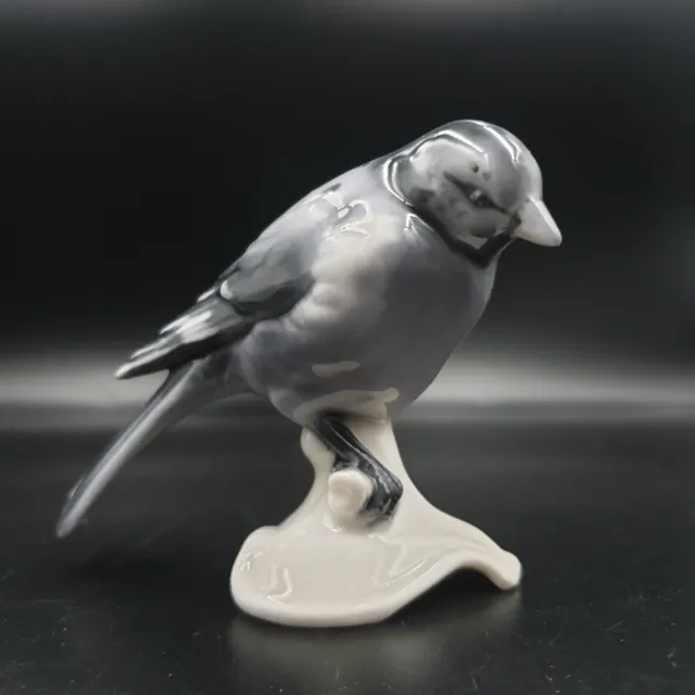 Figurine Oiseau Porcelaine Emaillee Signee Goebel West Germany Vintage