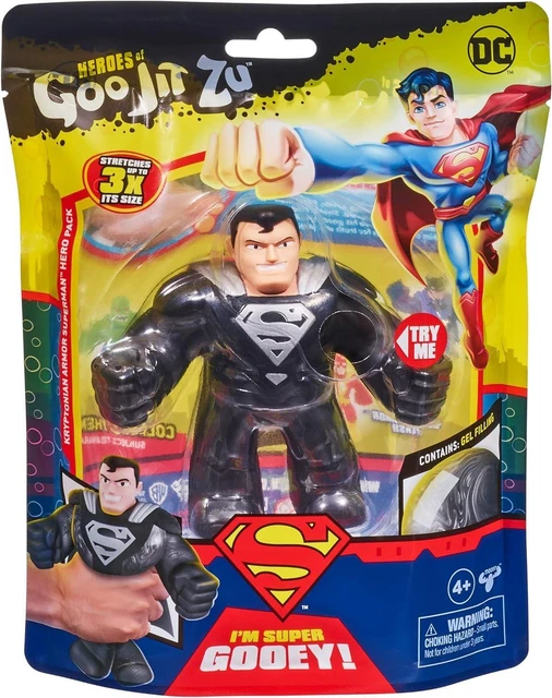 Superman Goo Jit Zu Dc Simple 1pk Kryptonian Acier Flexible Super Héros 
