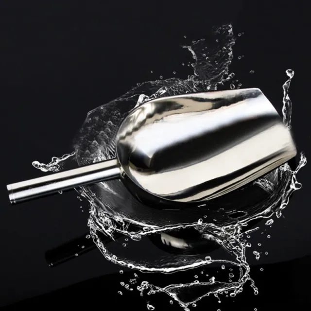 Stainless-Steel Bar-Ice Scoops Pet/Dry/Food/Bin/Scoop Buffet-Flour-Candy Shovel