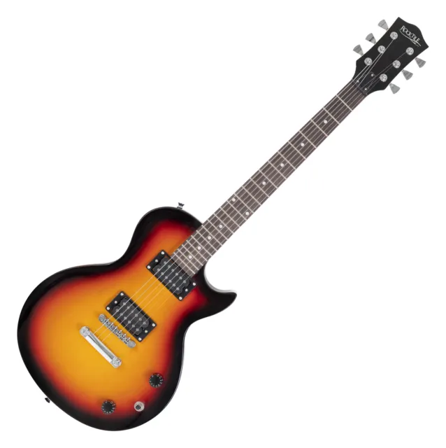 B-WARE Rocktile L-100 E-Gitarre 2x Humbucker Pickup Linde Korpus Sunburst Kabel