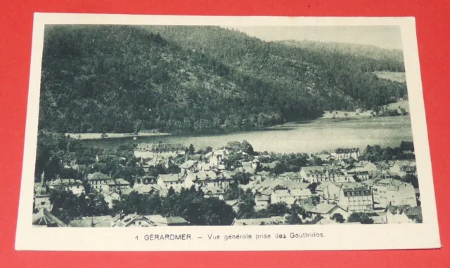 Cpa Carte Postale 1930-1940 Gerardmer 88 Montagnes Gouttridos Panorama Lac