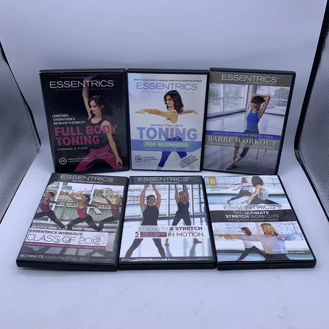 ESSENTRICS DVD LOT: Strength Stretch Full Body Toning Barre
