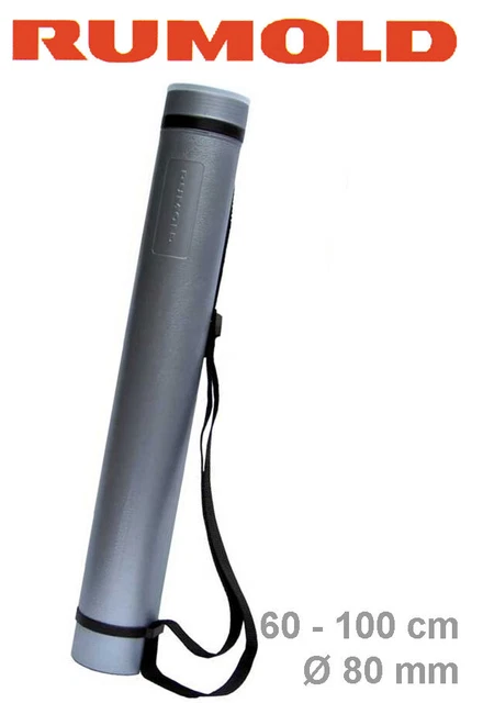 Transportrolle - Zeichenrolle - Transportrohr silber