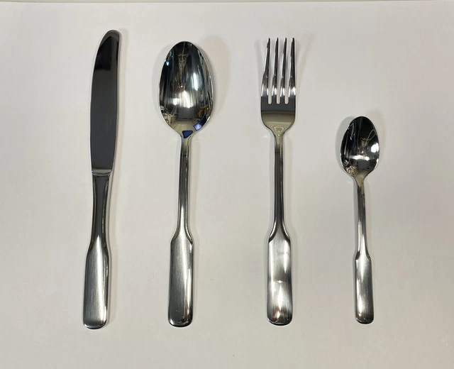 Nivella Solingen Besteck Set 4 Teile NEU OVP Löffel Gabel Messer Teelöffel TOP