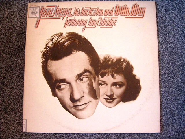 Gene Krupa, His Orchestra and Anita O'Day + Roy Eldridge - 2 x Vinyl LP - Exc!