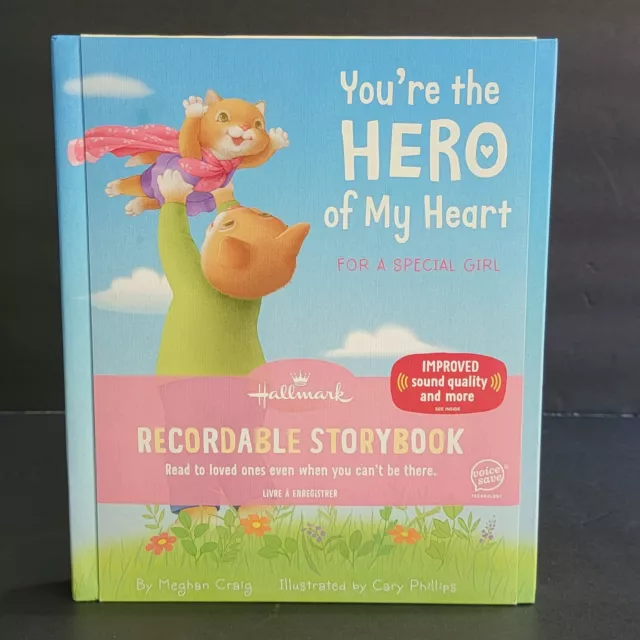 You’re the Hero of My Heart For A Special Girl Recordable Storybook Hallmark New