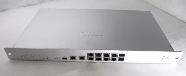 Cisco Meraki MX100 Cloud Géré Sécurité Appareil Pare-Feu (Unclaimed)