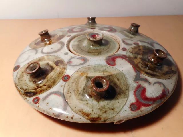 Cover Pot Dish Covered Sandstone Enamelled Ceramic Vase Holder Flower