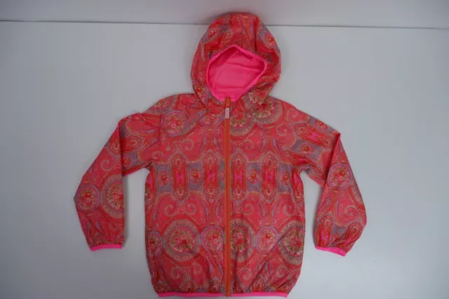 Oilily Girls Jacket Age 10 Years Lightweight Coat Pink VGC Reversible