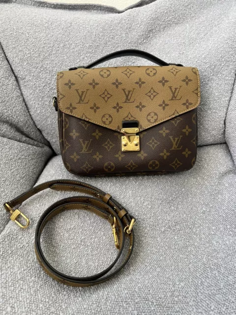 Louis Vuitton Reverse Monogram Pochette Metis - Brown Shoulder Bags,  Handbags - LOU792579