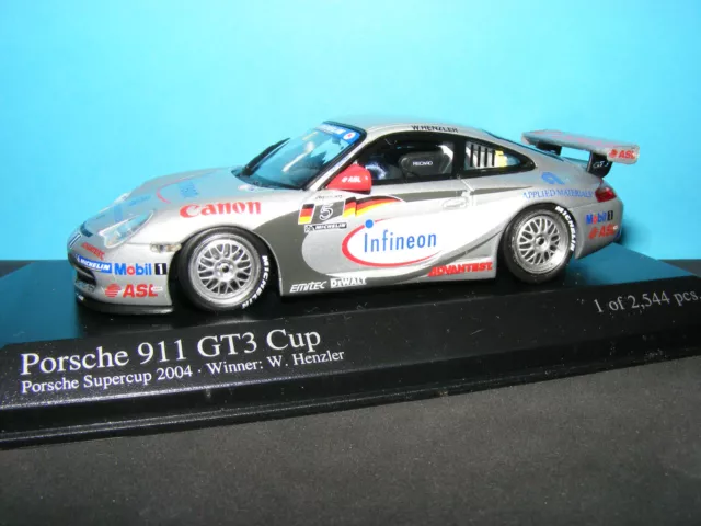 PORSCHE 911 GT3 SUPERCUP W.HENZLER Minichamps 1:43rd.