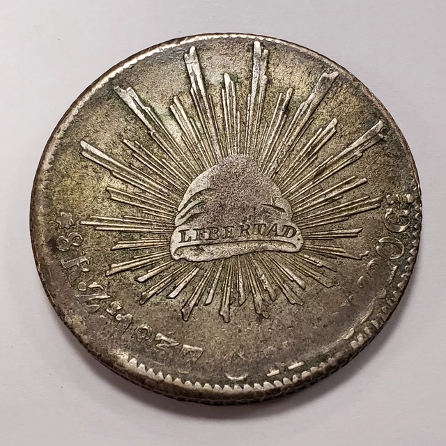 MEXICO 1848 ZS OM 2 Reales Silver (.903) F $40.63 - PicClick CA