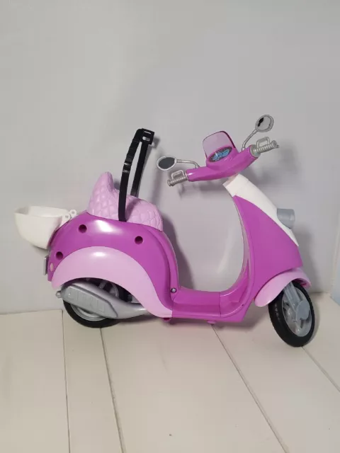 Barbie Scooter Moped Pink White