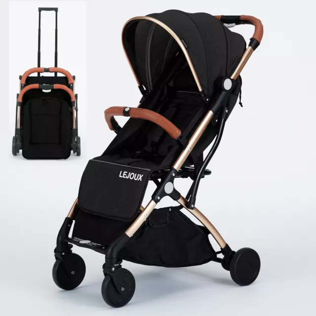 Used Lejoux™ Baby Pram Pushchair  Stroller With Trolley Pull Childrens Buggy