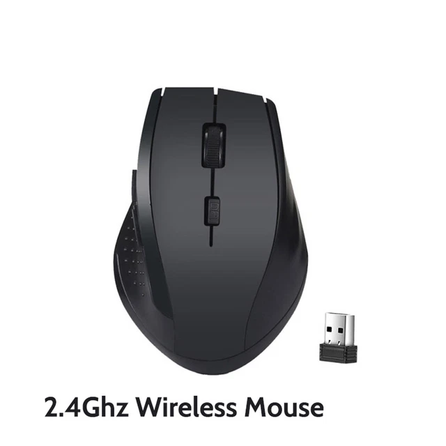 2.4GHZ WIRELESS MOUSE Gamer for PC With USB Receiver for Windows 7/2000 ...