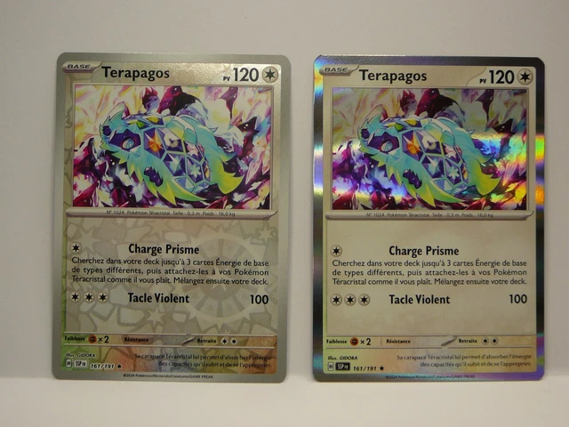 Carte Pokémon - Terapagos Holographique 161/191 - Étincelles Déferlantes EV08