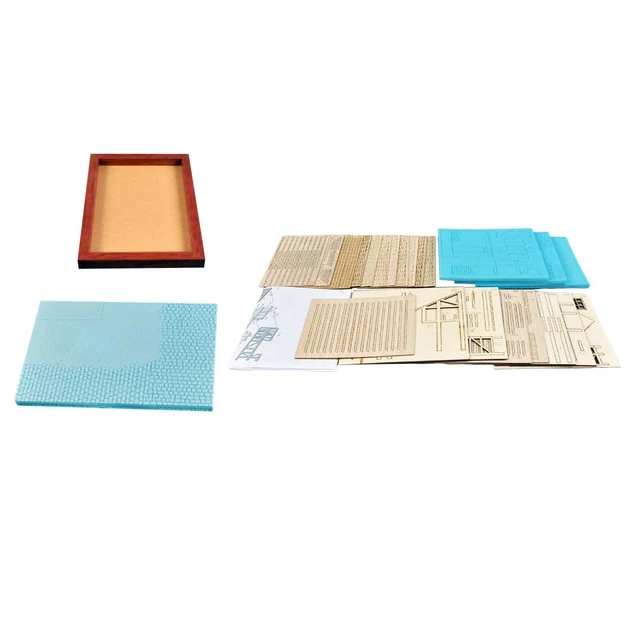 Kits de maquettes de construction à l'échelle 1:35 scène d'architecture des
