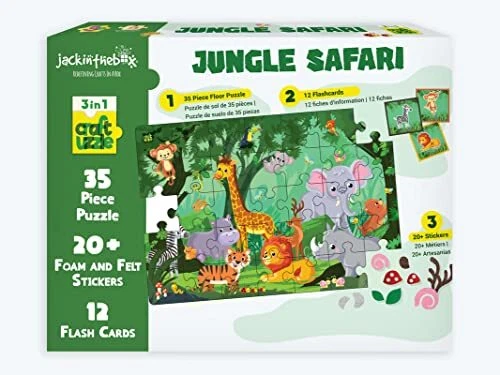 Puzzles for Kids Ages 3-5 | Make Large Puzzle + Decorate with Cool Stickers +...