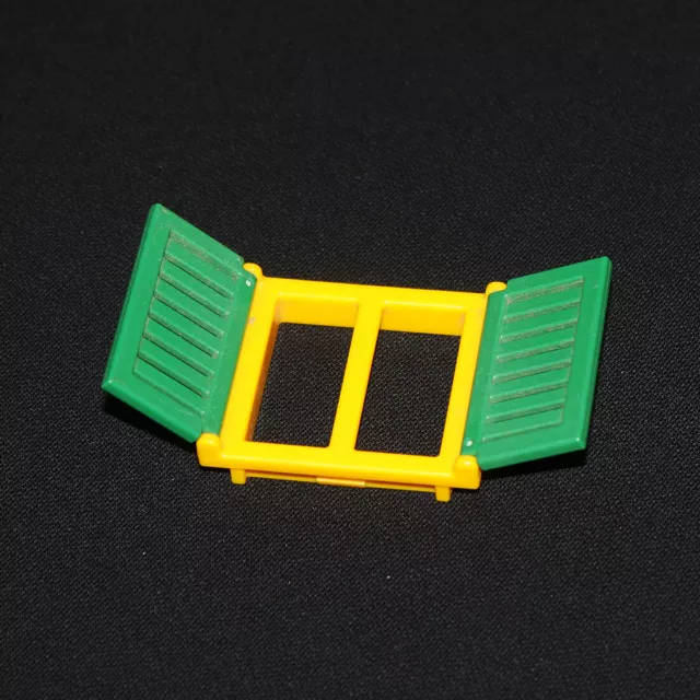 Playmobil country fenêtre jaune volets verts maison forestière 4207