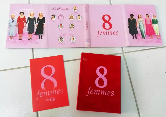 8 Femmes - François Ozon - Coffret Deluxe Velours 3 Dvd + Cd Bof - Comme Neuf