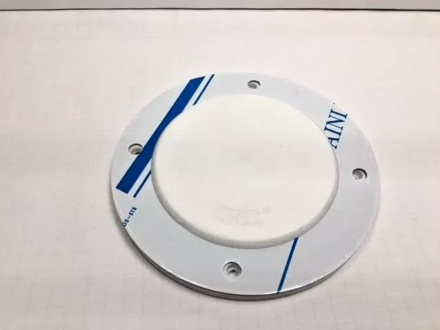 Pipetite, PTF2-000, Flat, Size 2, Uncut, 0 - 2.56", White Silicone, 316 SS Ring