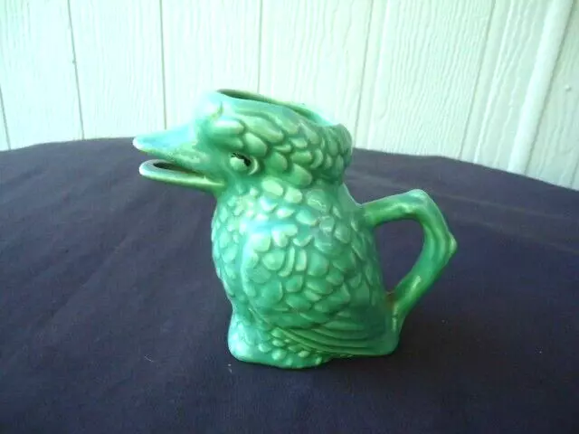 vintage Australian pottery 1920's -1930's kookaburra milk jug s-36