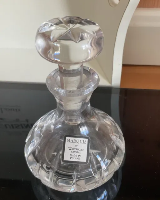 Marquis Waterford Cristal Scent Bottle With Stopper “Item In Perfect Condition.”