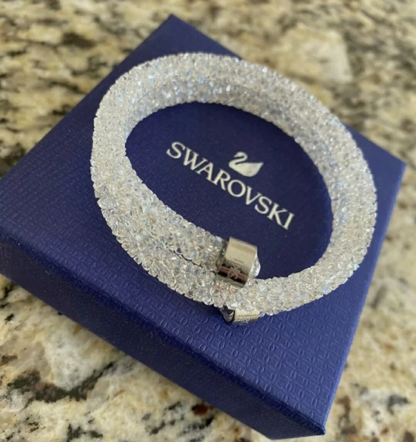 Swarovski white sales crystaldust cuff