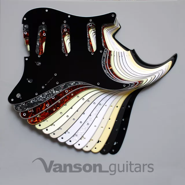 Vanson SSS Kratzbrett Schlagbrett DIREKTE PASSFORM für USA, MEX Fender® Stratocaster®