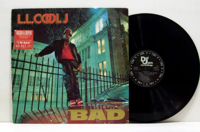 LL COOL J - bad (bigger and deffer) LP DEF JAM golden-age hip-hop 80s RAP / ORIG