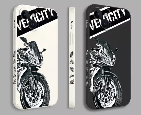 Wild Motorcycle Bike Moto Soft Coque Cover Case For Iphone 15 Pro Max 14 13 12