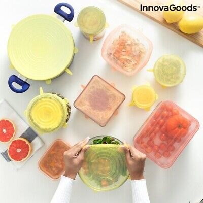 Set Of 10 Reusable And Adjustable Kitchen Lids Lilyd Innovagoods