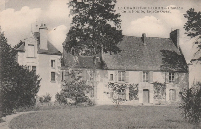CPA 58 La CHARITE sur LOIRE Chateau de la POINTE West Facade