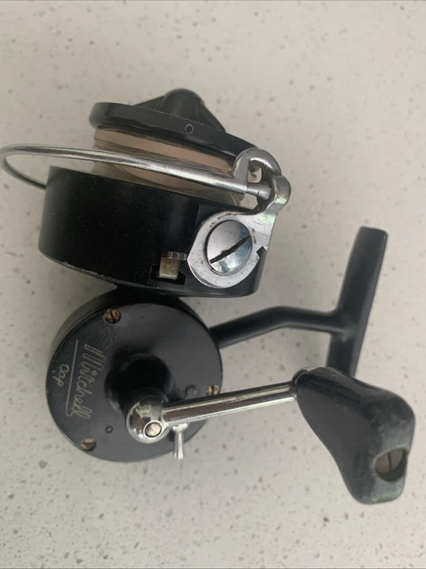 VINTAGE MITCHELL 304 CAP Spinning Reel Very Good Used Reel