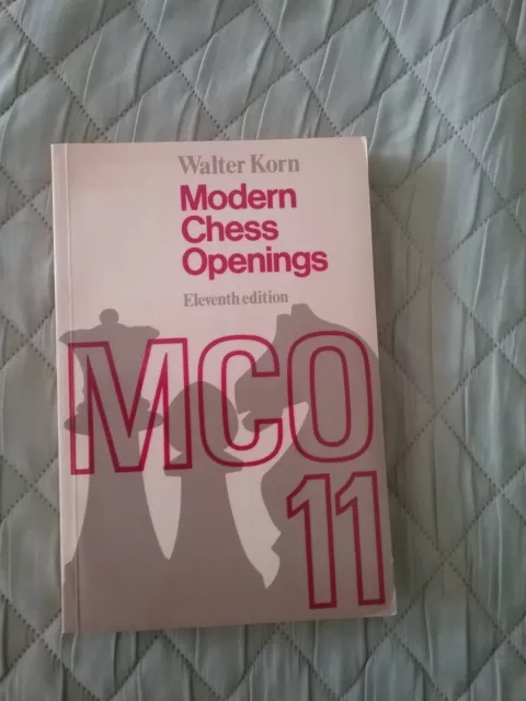 Vintage Chess Book Modern Chess Openings, MCO-12th Edition 1982