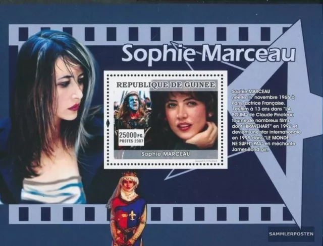 Guinea Block 1330 (kompl. Ausgabe) postfrisch 2007 Sophie Marceau