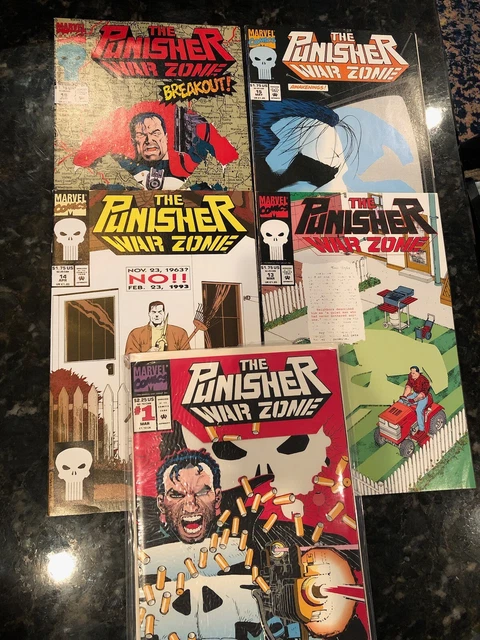 The Punisher War Zone #1 + 13-16 Marvel Comics lot of 5