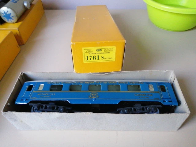 JEP ÉCHELLE O wagon LITS SLEEPING a bogies . ref 4761 S + boite EUR 54,50 - FR